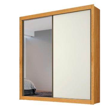 Imagem de Guarda Roupa Zurique 1 Porta Espelhada MDF - Móveis Europa