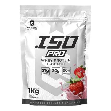 Imagem de ISO PRO Whey Protein Isolado 1kg - Soldiers Nutrition Sabor: Morango