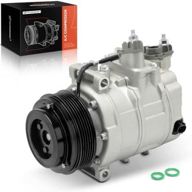 Imagem de A-Premium Compressor de ar condicionado A/C AC com embreagem compatível com Ford Explorer 2012 2013, Edge 2012 2013 2014 2015, L4 2.0L, substituição # BB5Z19703C