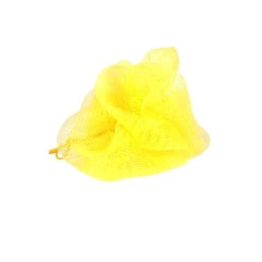 Imagem de Esponja Bucha de Nylon para Banho 8cm (Amarela)