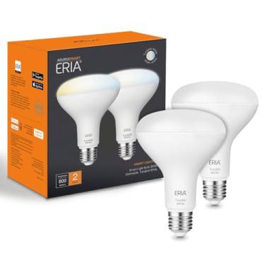 Imagem de ERIA Lâmpadas Inteligentes Eria, Br30 Zigbee Ajustável, Branca, 800 Lm, Equivalente A 65 W, Funciona, Hue*, Smartthings, Ha, Amazon Echo (4ª Geração), Alexa, Google Assistente (Pacote Com 2)