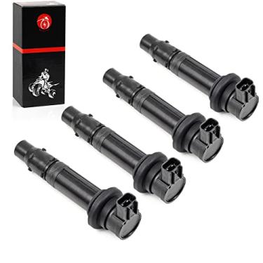 Imagem de MOTO1988 Bobina De Ignição 4 Peças Compatível Com Yamaha Yzf R6 2006-2007 R1 2002-2006 Fz1 2006-2014 Vmax 1700 Vmx1700 2009-2020 5Pw-82310-00-00 5Vy-82310-00-00 2C0-82310-00-00