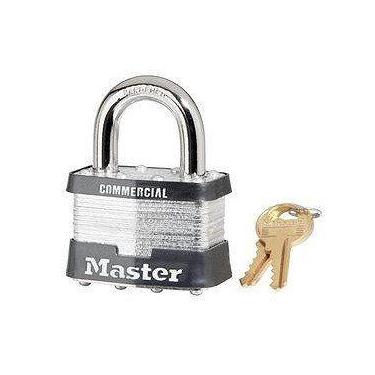 Imagem de Cadeado Master Lock 5, corpo em aço laminado de 51 mm com chave semelh