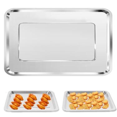 Imagem de GCQ Bandeja De Substituição Para Forno Convecção E Torradeira Black Decker, Extra Largo 8 Fatias, 14,6 X 8,8 Pol., Acessórios Qualidade Alimentar, Peças, Grelha, Assadeira, Prato, Suporte, Mais Croc