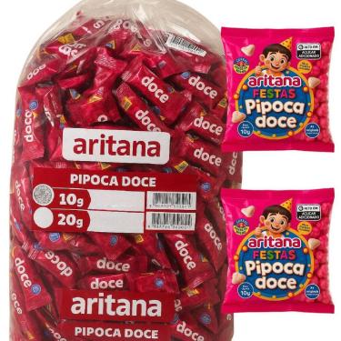 Imagem de Kit 30 Mini Pipoca Doce De 10Gr Aritana Festa São João