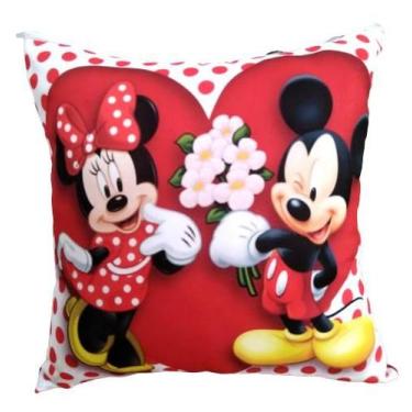 Imagem de Kit 02 Capas de Almofada Estampada Infantil 45cm x 45cm Kids - Stinely