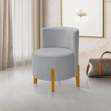 Imagem de Kit 2 Poltronas Virginia Orgânica Retro Cinza Claro Redenobre