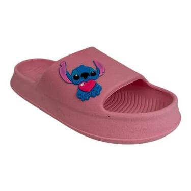 Imagem de Chinelo Nuvem Lilo Stich Rosa Lilas Leve Macio Confortavel - Delite, R