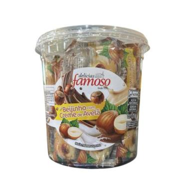Imagem de Doce Beijinho C/ Creme de Avelã Pote 1,01 KG - Delícias Famoso