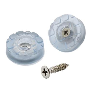 Imagem de TTZEZE 20 Peças De Protetores Móveis Aparafusáveis, Deslizadores Redondos Resistentes Para Pernas E Pés Cadeiras Madeira, Melhores Piso Proteger Pisos Borracha Mesa/Cadeira/Armário/Sofá Com Parafuso