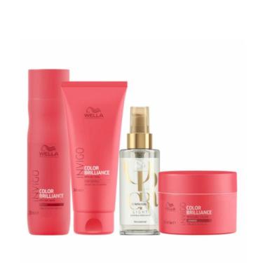 Imagem de Wella Brilliance Sh 250ml + Cond 200ml + Masc 150ml + Oleo Light 100ml