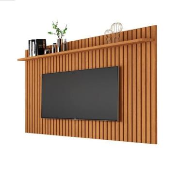 Imagem de Painel Ripado Para TV Até 75 Polegadas Uma Prateleira Classic 1.8x 1.3