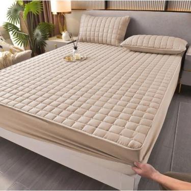 Imagem de Protetor Colchão Impermeável Capa Casal Queen Box 1,98x1,58 - ARETHA E