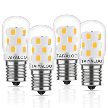 Imagem de TAIYALOO Lâmpada Led E17 Regulável Para Micro-Ondas, 40 W, Incandescente, Substituição Em Fogão, Geladeira, Coifa, 120 V, 3 380 Lm, Branco Natural 4000 K, Base Intermediária E17, Pacote Com 4
