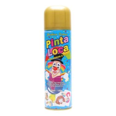 Imagem de Pinta Loca Tinta Spray de Cor Ouro Fashion Colors 150ml