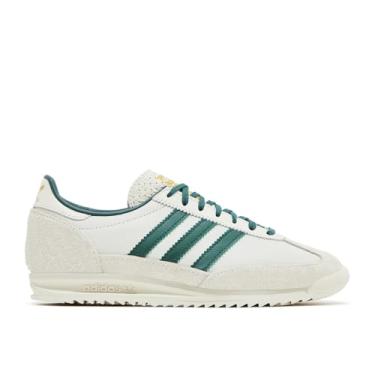 Imagem de adidas SL72 Tênis feminino, Branco fora/verde universitário/cinza órbita, 35