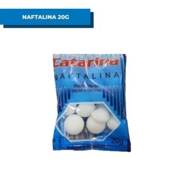 Imagem de Naftalina Catarina 20g Evita Pragas Baratas Traças
