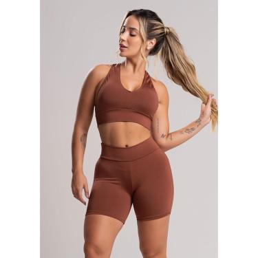 Imagem de Short Curto Feminino Cintura Alta Fitness Academia Mvb Modas-Feminino