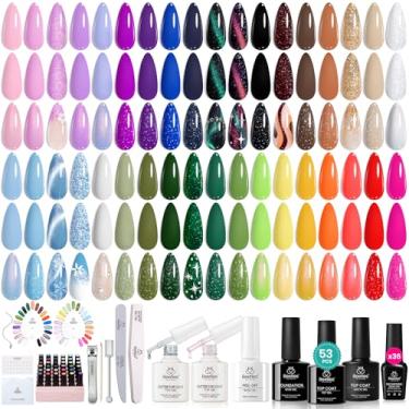 Imagem de beetles Gel Polish Conjunto De Esmaltes Em Summer, Kit Neon Com 53 Peças, 36 Cores, Verde, Vermelho, Laranja, Glitter, Pastel, Olho Gato, Esmalte Uv, Diário Viagem Para Todas As Estações, Utensílios
