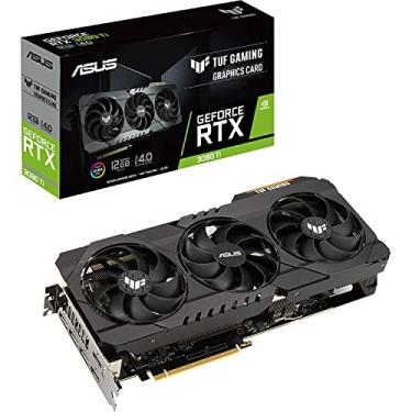 Imagem de ASUS Placa gráfica TUF Gaming NVIDIA GeForce RTX 3080 Ti (PCIe 4.0, 12 GB GDDR6X, HDMI 2.1, DisplayPort 1.4a, rolamentos de ventilador duplo, certificação de nível militar, GPU Tweak II)