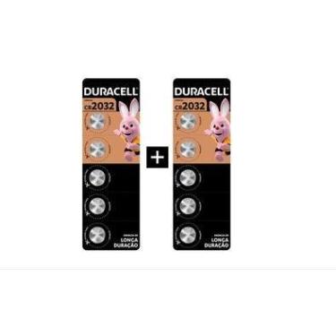 Imagem de Kit Com 2 - Bateria De Lítio 2032 Duracell - Cartela Com 5