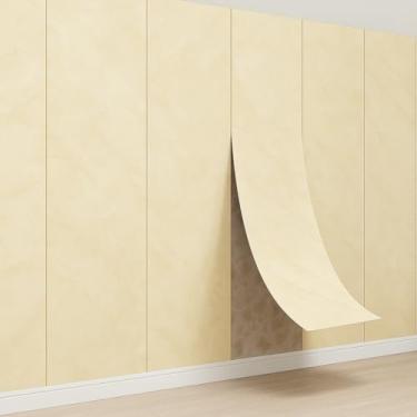 Imagem de Placa Adesiva Parede Rolo Painel Vinílico Mármore 200x60cm Lavavel 3D Continuo Bege