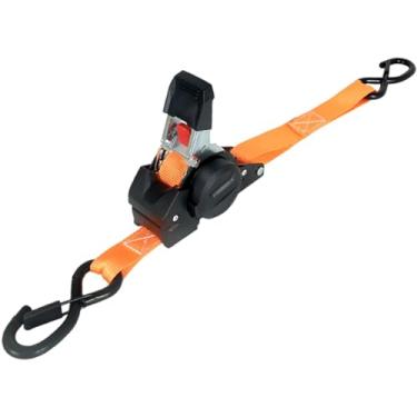 Imagem de Generic Cinta de amarração retrátil com catraca, cinta de poliéster versátil com ganchos duplos S para caminhões de mudança profissionais, 2.5 Cm X 2 Metros