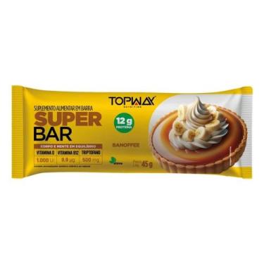 Imagem de Barra De Proteína Super Bar Topway Sabor Banoffee 45g