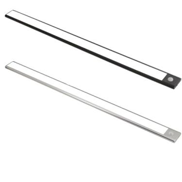 Imagem de Luminária 60cm Com Sensor Recarregável, Instalação De Imã preto