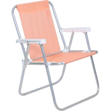 Imagem de Bel - Cadeira de Praia Alta Lazy em Alumínio Coral