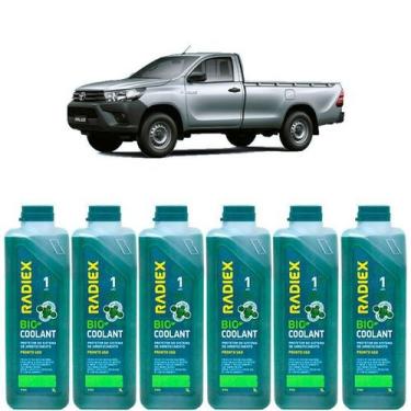 Imagem de Kit aditivo radiador bio coolant pronto para uso verde - toyota hilux 