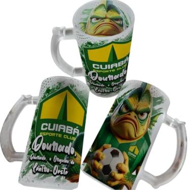 Imagem de Caneca De Chopp De Vidro 475ml Personalizada Com Seu Time (Cuiabá)