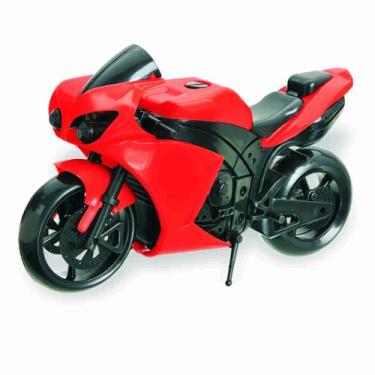 Imagem de Moto Brinquedo Super Bike ZR1 Infantil - Adijomar Brinquedos, Vermelho