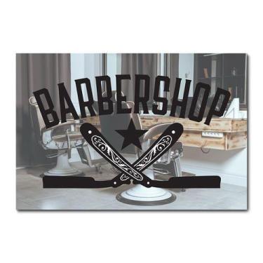 Imagem de Placa Decorativa - barber Shop - Barbearia - 2102plmk - Allodi