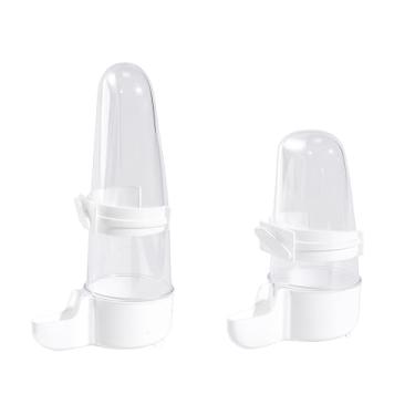 Imagem de Conjunto de 2 unidades de dispensador automático de água de pássaros de plástico, para porquinho-da-índia, calopsitas, papagaios, periquitos, canárias, tentilhões, periquitos, dispensador de