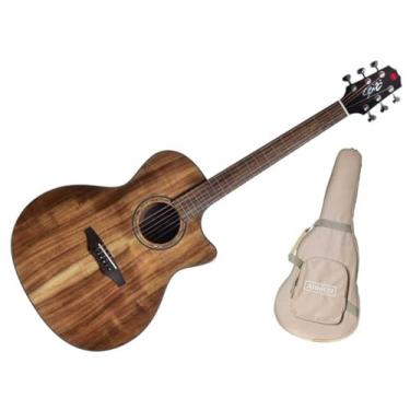 Imagem de Violão Aço Seizi Supreme Ryu Mirai Koa Eletroacústico com Efeito Integrado