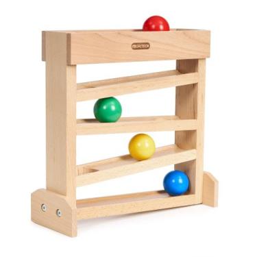 Imagem de Brinquedo Montessori Ball Drop MORITECK Wooden Ball Tracker 1-3Y