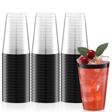 Imagem de Copos de plástico descartáveis Norme 14 onças (400 mL) 50 unidades tra