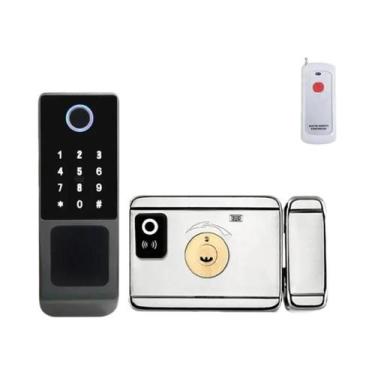 Imagem de Fechadura Inteligente À Prova d'Água Tuya Wifi Controle Remoto Sem Cha