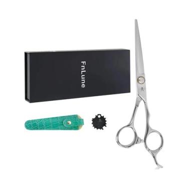 Imagem de Tesoura Profissional De Cabeleireiro 6.0 Fnlune Para Salão E Barbeiro,