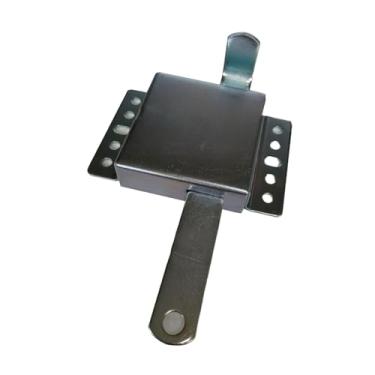 Imagem de Baoblaze Fechadura lateral para porta de garagem, trava interna, ferro galvanizado, ferragens, alta resistência, resistente, fácil de instalar, trava de, Industrial