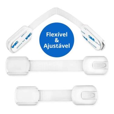 Imagem de Kit 20 Trava Protetor De Segurança Gaveta Armário Bebe Crianças - Dric