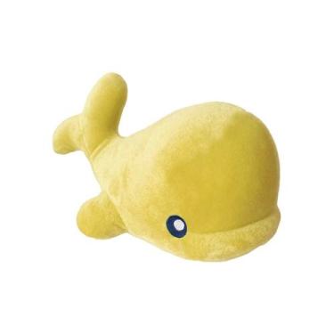 Imagem de Brinquedo de pelúcia para golfinhos supermacio amarelo com pingente - 