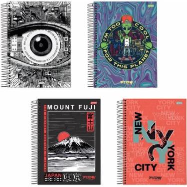 Imagem de Caderno 10X1 Capa Dura 2021 FLOW 160FLS. - Jandaia