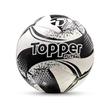 Imagem de Bola De Futebol Slick Futsal Usee Brasil Topper Oficial, Preto, U