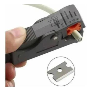 Imagem de 2X Descascador Coaxial Decapador Cabo Fio Utp Rg 58 59/62 3C