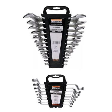 Imagem de Kit 20 Peças Jogo Chave Estrela 622mm Fixa 632mm Starfer