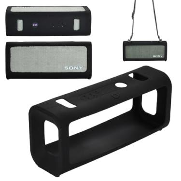 Imagem de Ferbao Capa de silicone para Sony ULT Field 3, capa protetora para Sony ULT Field 3 (preto)