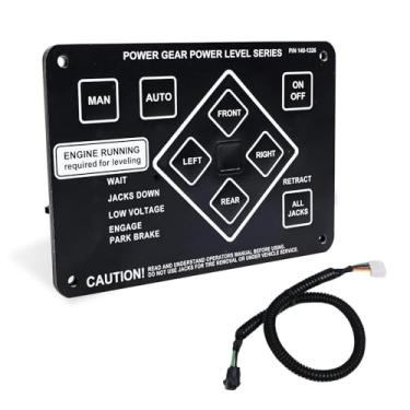 Imagem de LLYZFED 368991 Power Gear Módulo de Controle Touch Pad Nivelamento Eletrônico com Adaptador de Chicote Apto para Kwikee/Lippert Jack Peças de Reposição # 359080 359072 140-1226 500629 500629S 141
