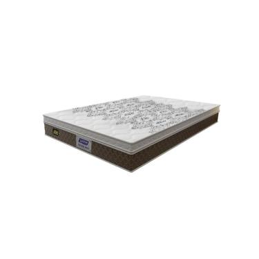 Imagem de Colchão Casal Stone Plus EPS 45 Gazin (28x138x188) Branco/Marrom